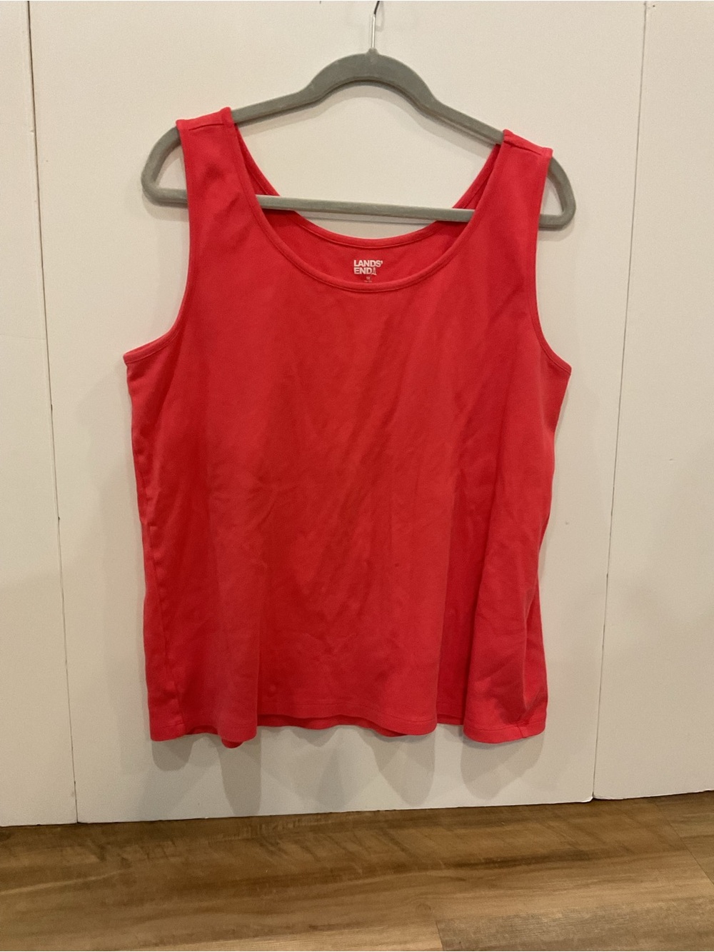 Lands' End Dark Pink Scoop Neck Tank